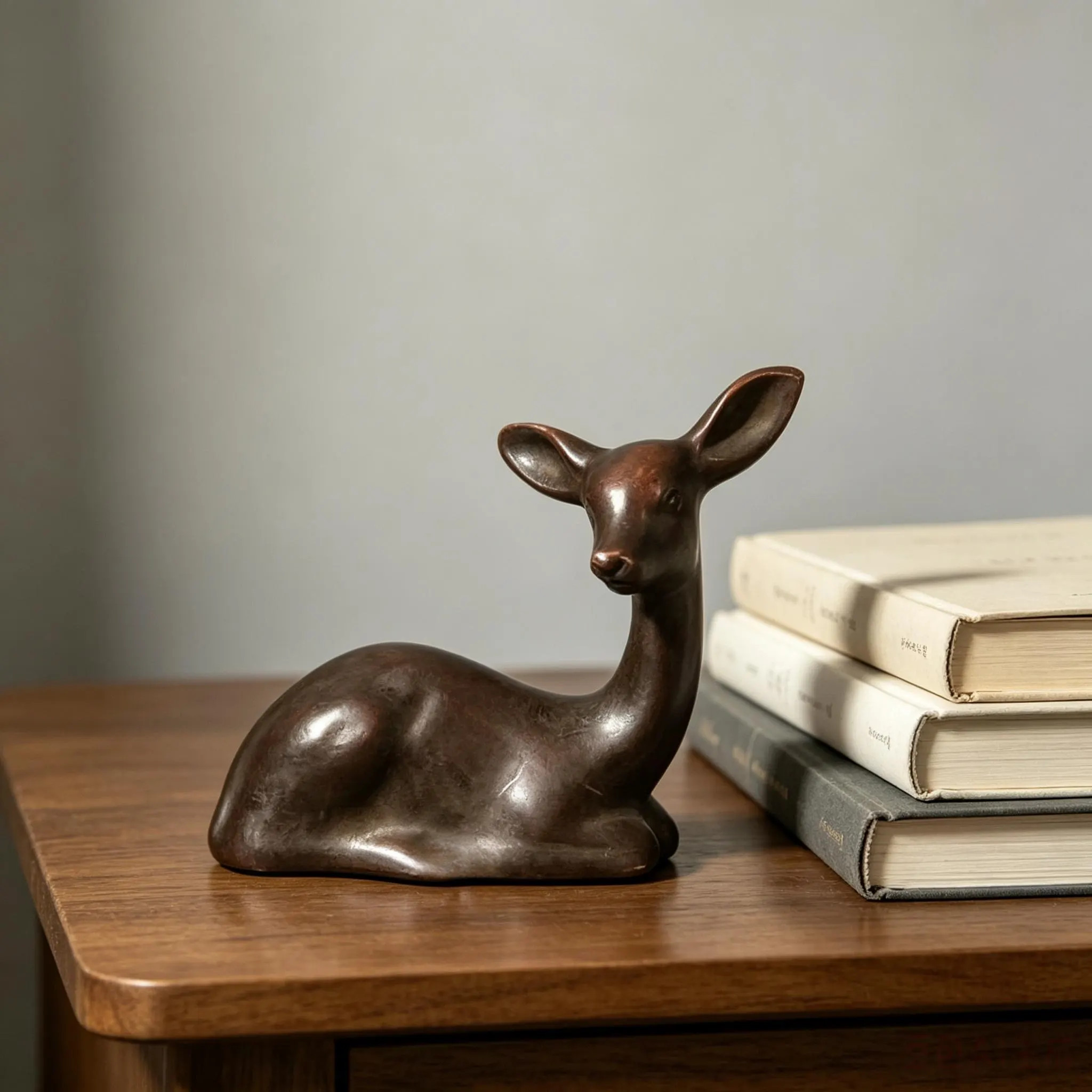 Retro bronze Deer desktop decoration for home and study | Etsy (Global)