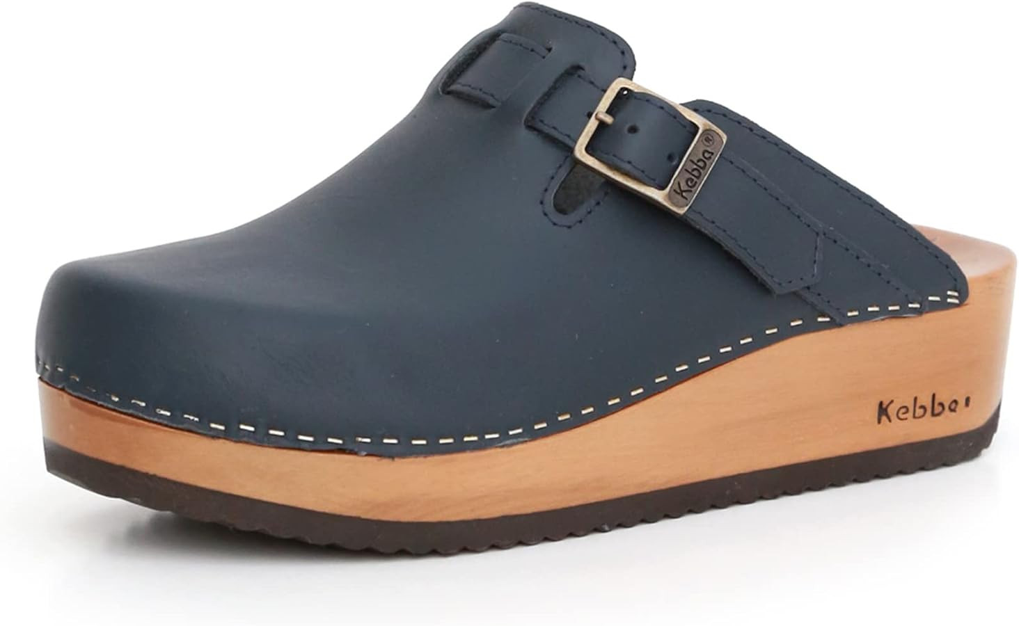 Kebba Liliane - Handmade Wooden Clogs with Genuine Leather | Arch Support and Comfortable Fit | C... | Amazon (US)