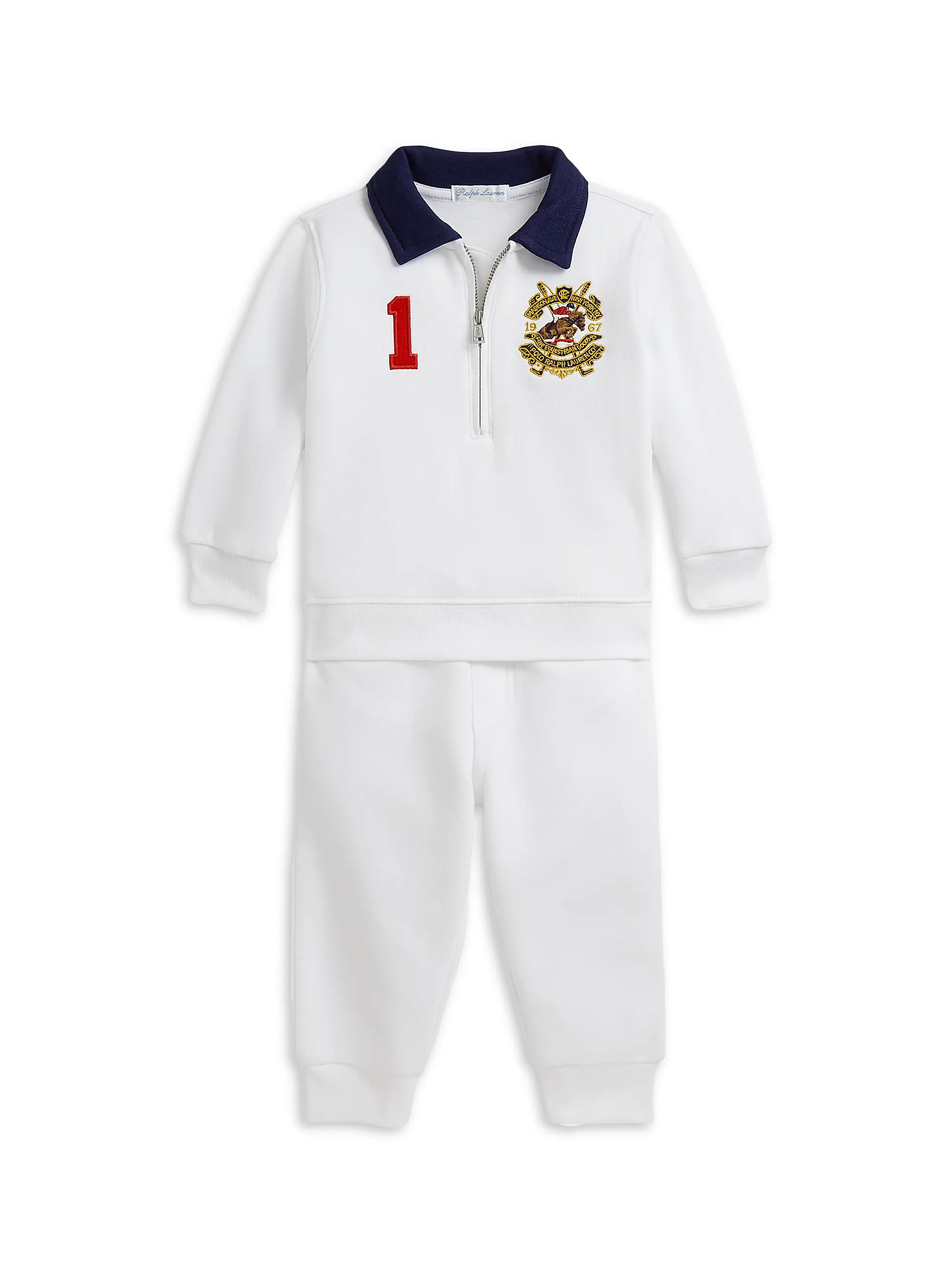 Baby Boy's Half-Zip Sweatshirt & Joggers Set | Saks Fifth Avenue