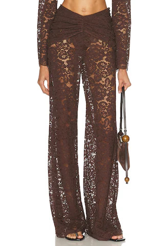 Shani Shemer Madison Pant in Chocolate | FWRD 