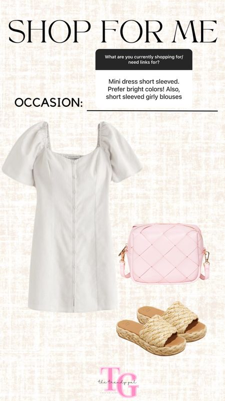 Cutie spring outfit! Love this mini dress from Abercrombie! 

#LTKmidsize #LTKfindsunder100 #LTKstyletip