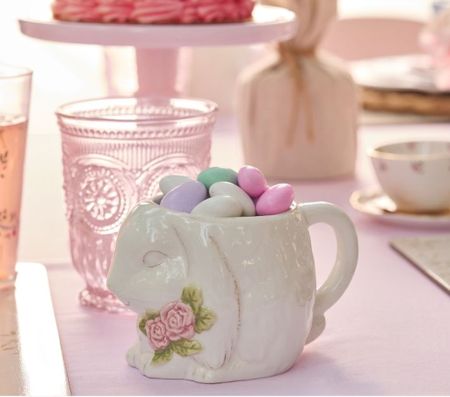 LoveShackFancy Easter Bunny Kid Mugs, Set of 2

collapse
A sweet, springtime table is just a hop, skip and a jump away! These glossy mugs are crafted of ceramic, painted by hand and dishwasher-safe for easy care. Designed exclusively for Pottery Barn Kids by lifestyle brand LoveShackFancy.

#LTKkids #LTKhome #LTKGiftGuide