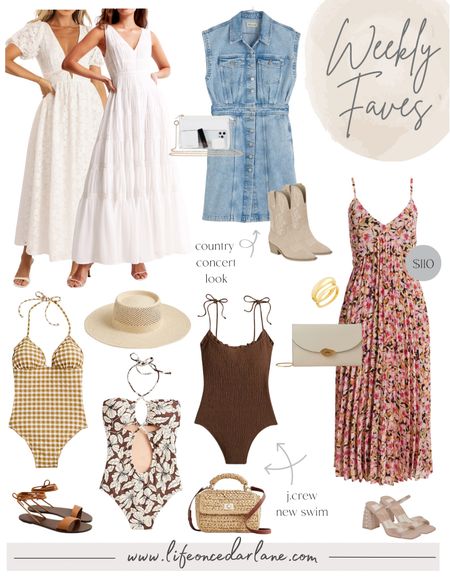 Weekly Faves- check out what we are loving! From new arrivals, sales, swimsuits and more! Loving this pretty dresses & so many new resort wear finds from J. Crew!

#weddingguest #whitedress #countryconcert #swimsuits



#LTKFindsUnder100 #LTKSwim #LTKSaleAlert