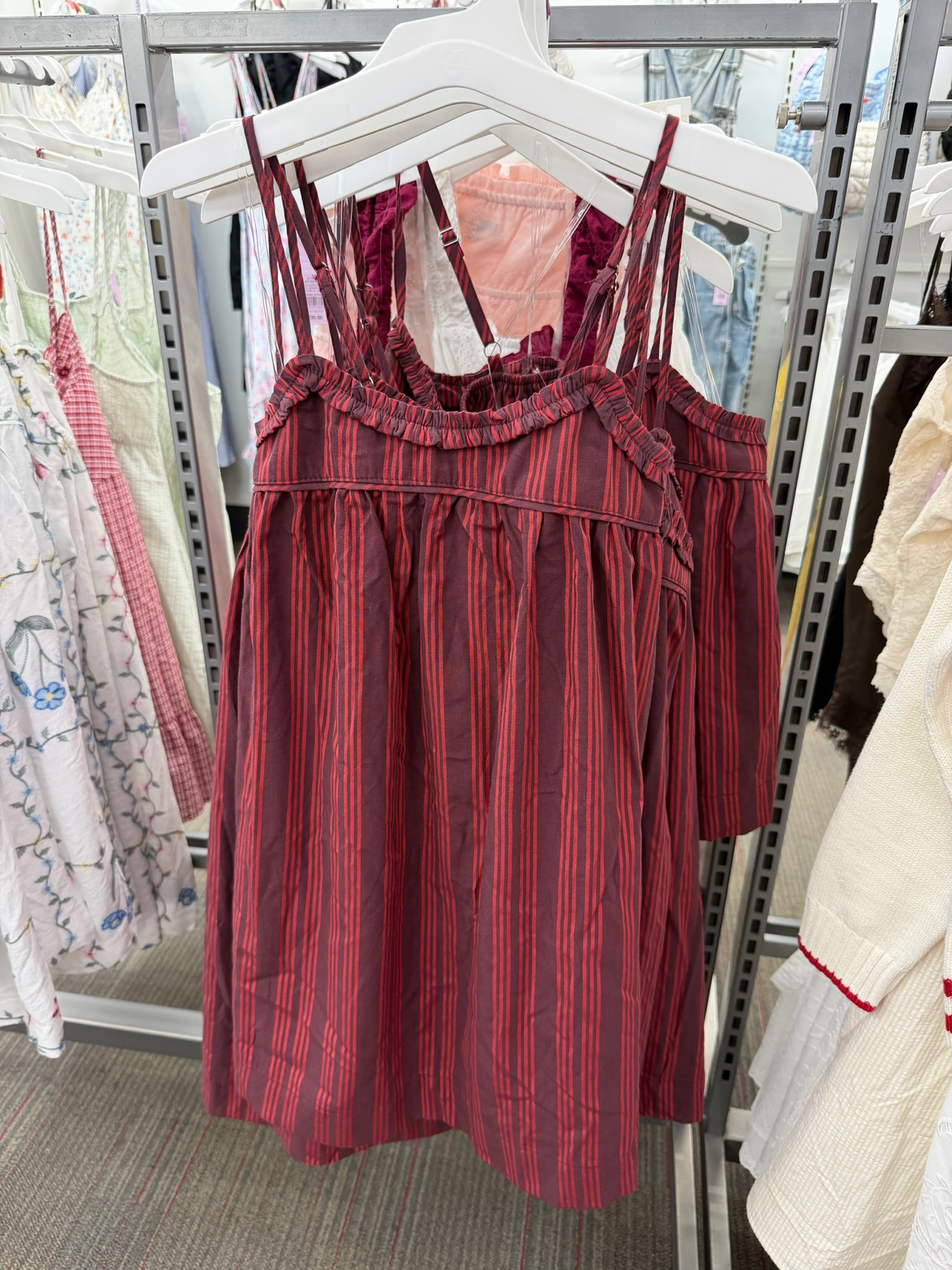 This dress is giving J.Crew summer collection in the best way! The relaxed swing silhouette, rich red stripe, and easy throw-on-and-go fit make it look way more expensive than $30. 

wedding guest dress summer, summer outfits, fathers day gift guide, summer dresses, country concert outfits, date night outfits, business casual workwear, work outfits, vacation outfits beach, travel outfits, Target style, Wild Fable, J.Crew inspired, summer fashion, new arrivals, affordable style
 

 #LTKootd #LTKSeasonal