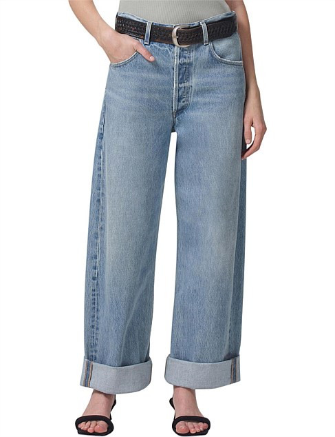 Ayla Baggy Cuffed Crop Jean | David Jones (Australia & New Zealand)