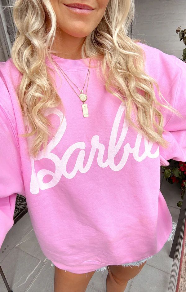 Barbie™ Sweatshirt ~ Barbie™ Pink | Show Me Your Mumu