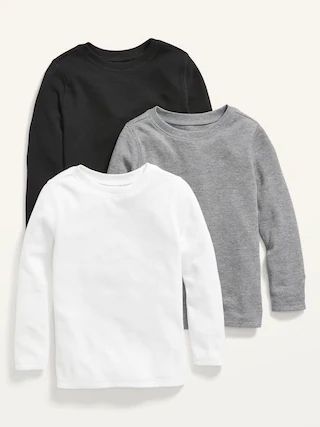 3-Pack Long-Sleeve Solid Thermal T-Shirt for Toddler Boys | Old Navy (US)