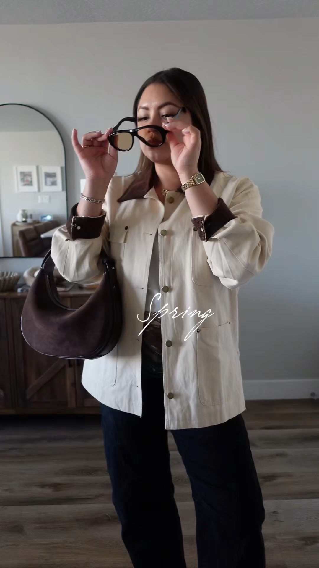 Spring outfit 🤌🏼
Clogs. Barrel jeans. Jacket. Handbag. Sunglasses. Scarf 

#LTKgrwm #LTKootd #LTKmomlife