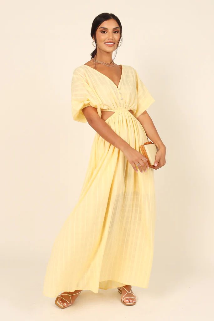 Deena Dress - Yellow | Petal & Pup (US)