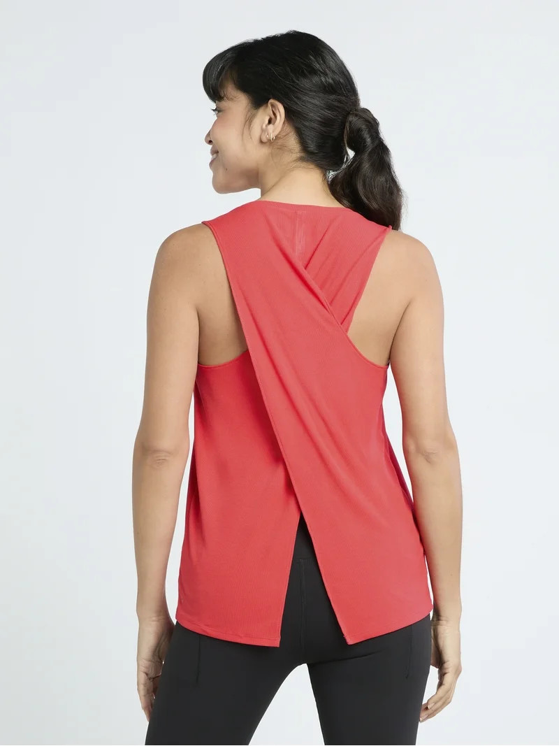 Avia Women's and Women's Plus Lightweight Wrap Back Tank, Sizes XS-4X | Walmart (US)