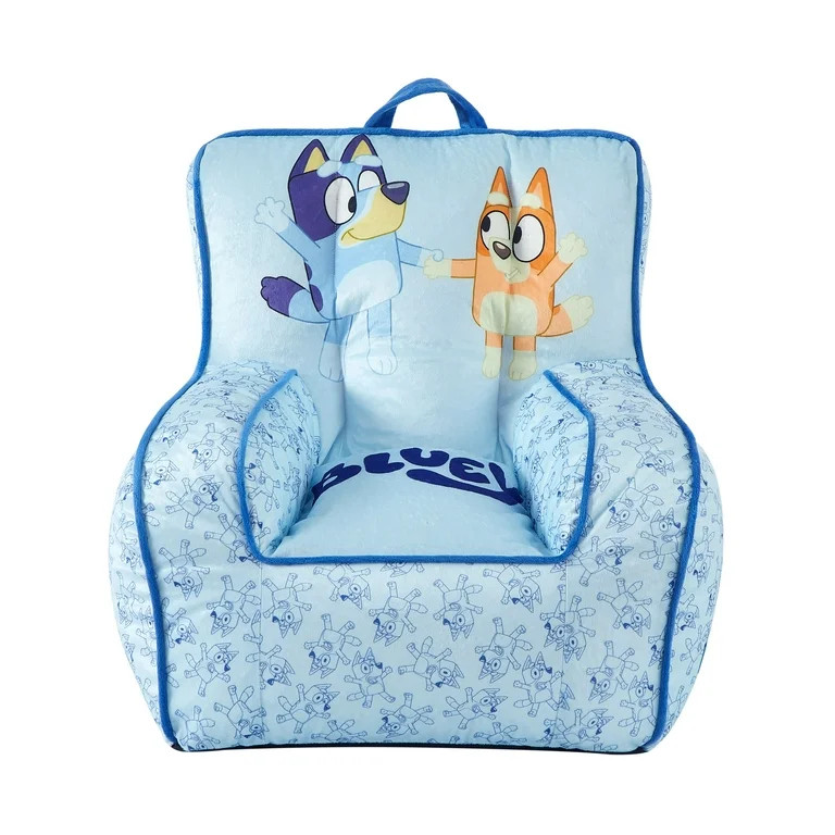 Bluey Square 18" Toddler Beanbag Chair, Blue | Walmart (US)