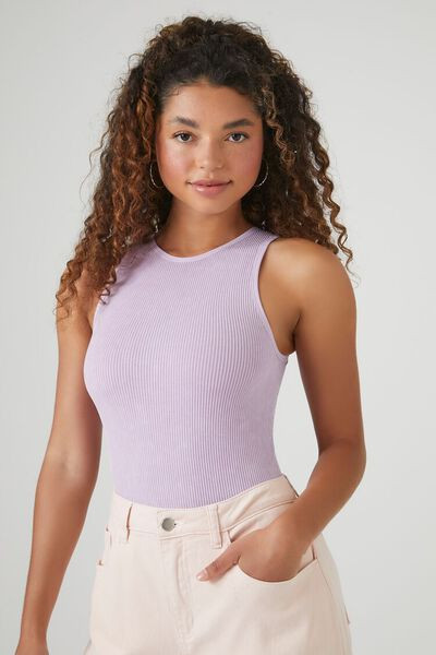 Ribbed Sleeveless Bodysuit | Forever 21 (US)