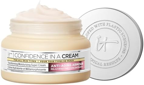 IT Cosmetics Confidence in a Cream - Hydrating & Anti Aging Face Moisturizer, Visibly Reduces Fin... | Amazon (US)