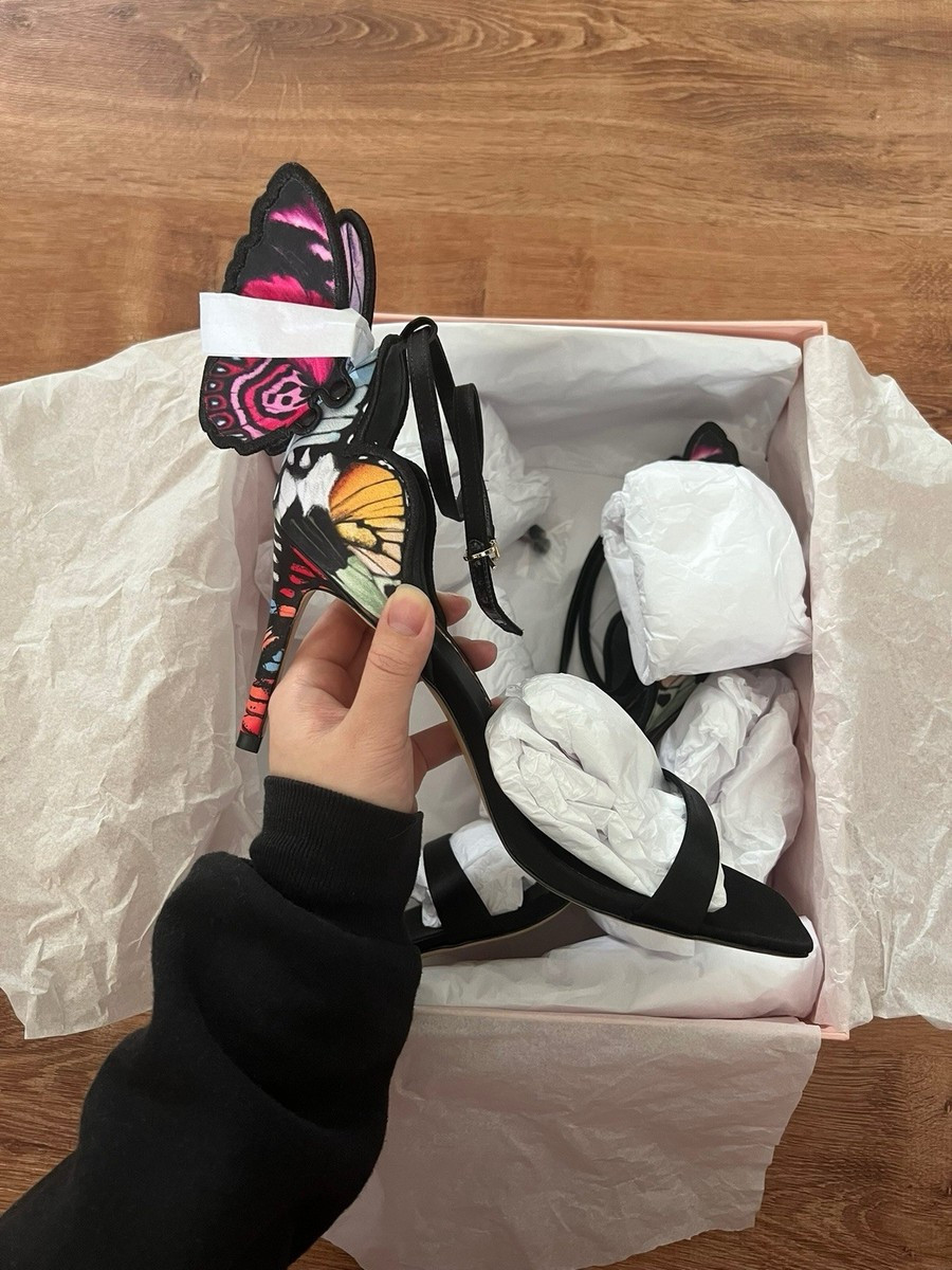 Sophia Webster Chiara Mid Sandal 38.5 | Midnight Butterfly | New in Box | eBay | eBay US