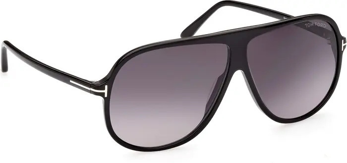 Spencer 62mm Gradient Oversize Pilot Sunglasses | Nordstrom