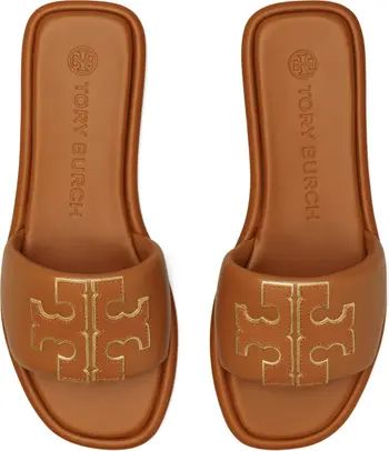 Tory Burch Double-T Leather Sport Slide Sandal (Women) | Nordstrom | Nordstrom