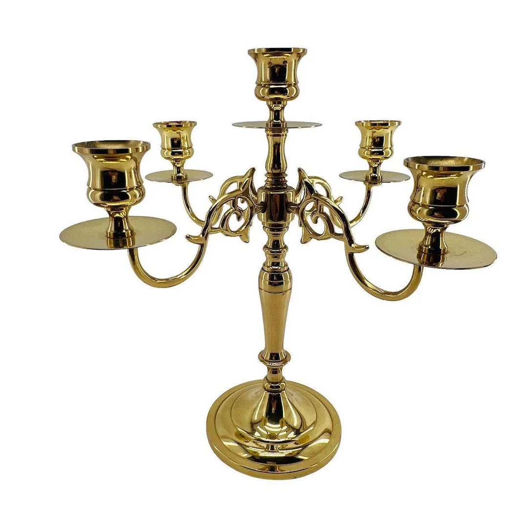 Vintage Baldwin Brass Candlestick Candelabra 5 Candle 4 Arm 11 X 11 USA EUC - Etsy | Etsy (US)