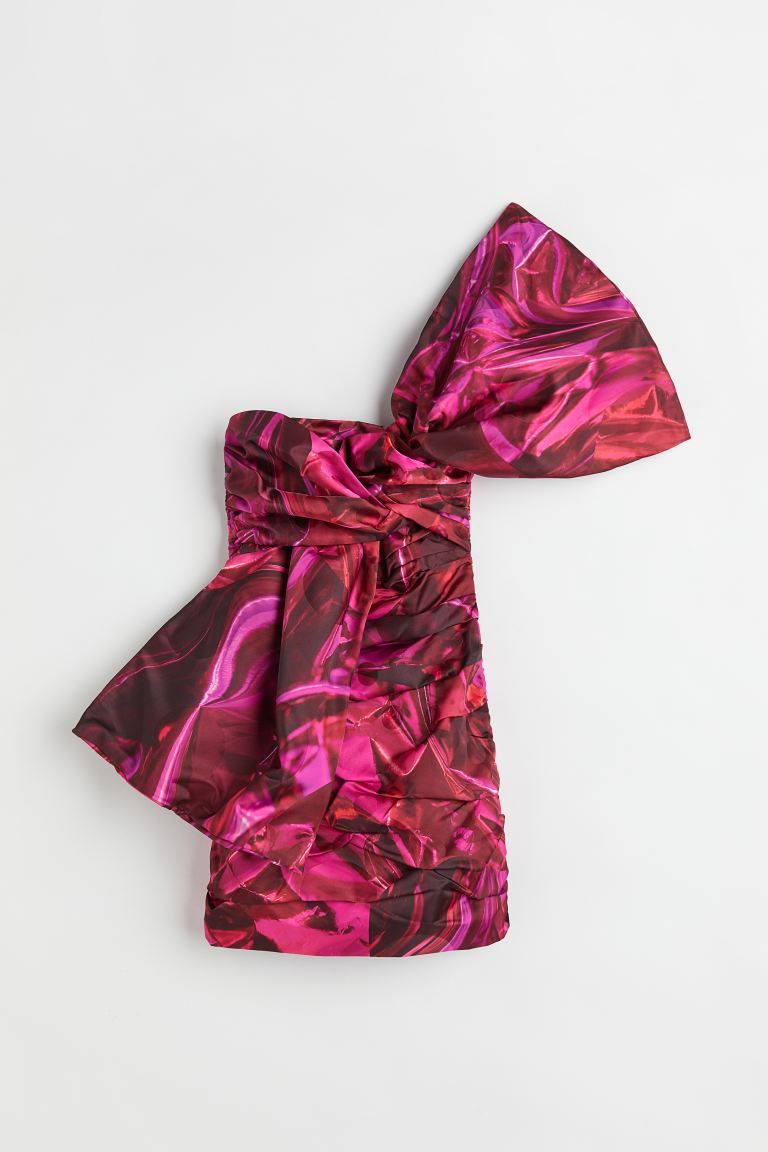 Short Bow-front Dress | H&M (US)