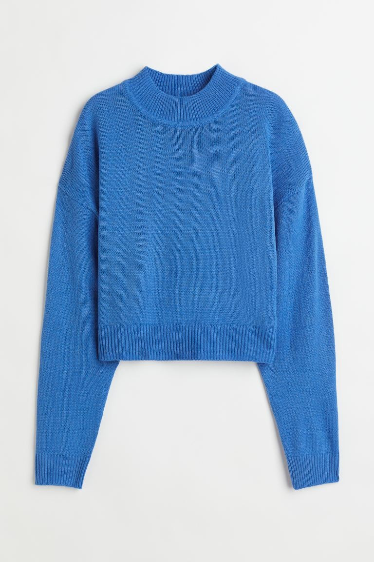 Sweater - Blue - Ladies | H&M US | H&M (US + CA)