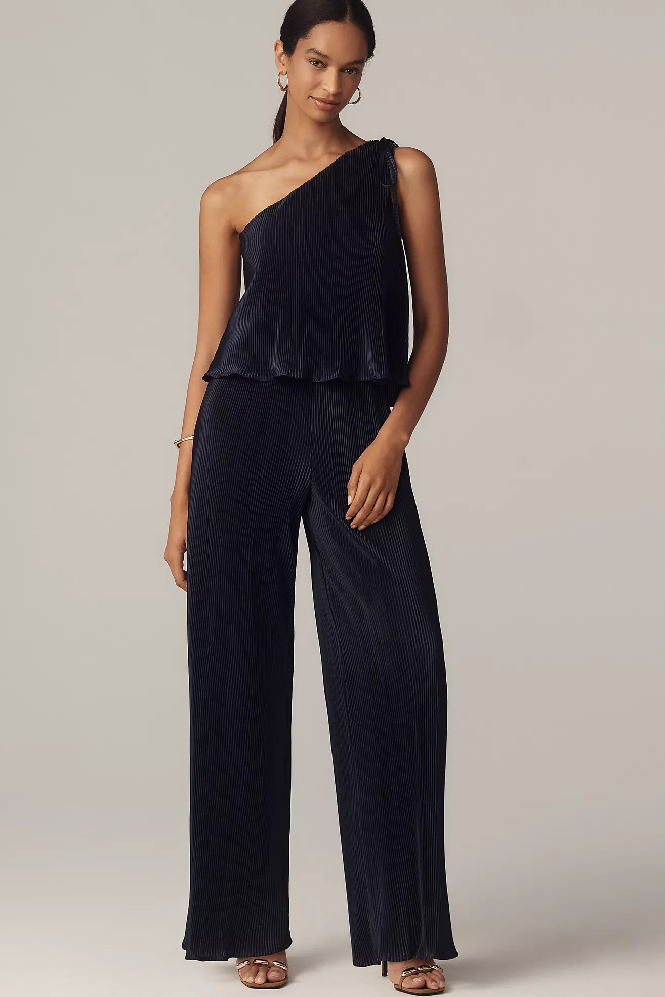En Elly Twofer Plissé Jumpsuit | Anthropologie (US)