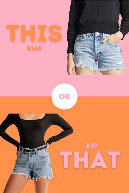 the best AGOLDE look for less shorts 

#LTKSeasonal #LTKstyletip #LTKfindsunder50