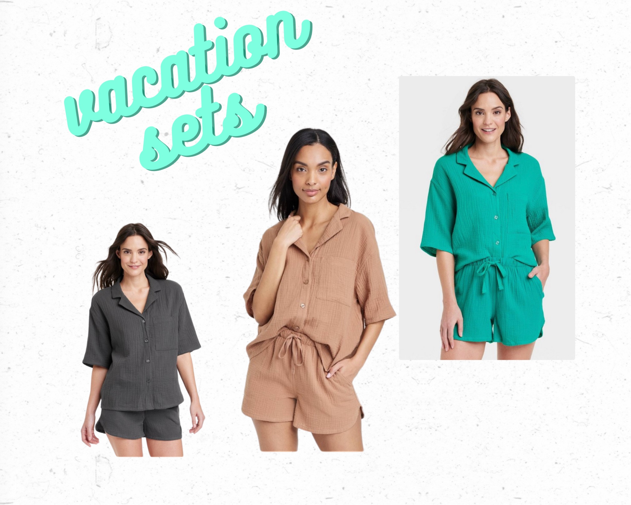 Vacation sets from Target. 

Linen matching sets



#LTKtravel #LTKFind #LTKswim