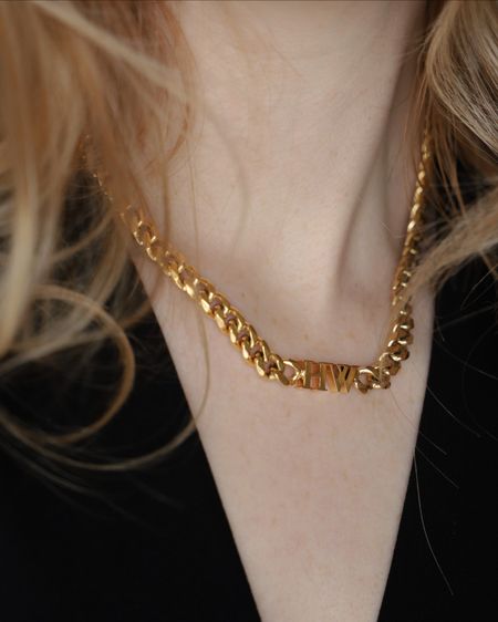 gold personalised jewellery has me in a chokehold 👌🏻💫

#LTKunder50 #LTKunder100 #LTKstyletip
