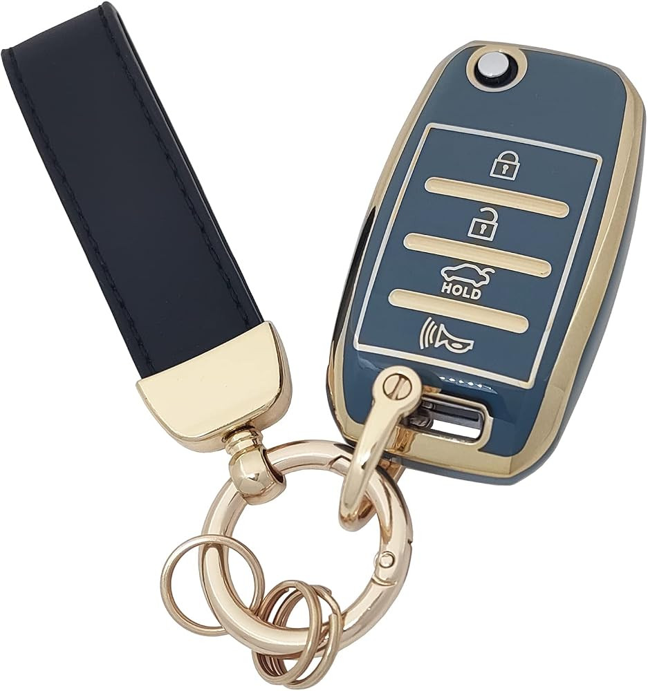 TPU Key Fob Cover fit for Kia Sorento Sportage Rio Soul Forte Optima Carens Picanto Flip Keyless ... | Amazon (US)
