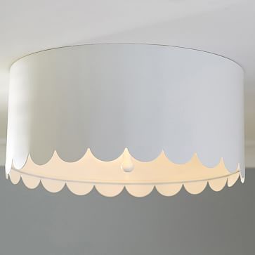 Scalloped Metal Flushmount | West Elm (US)