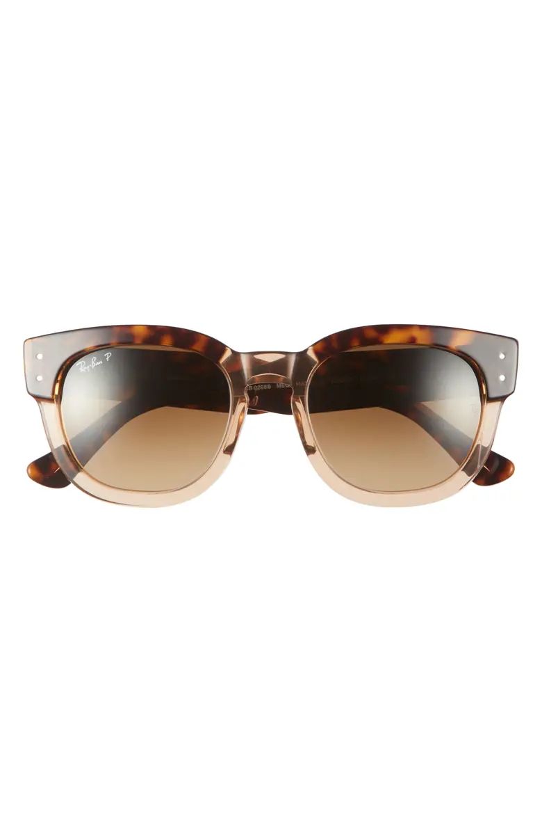 Mega Hawkeye 53mm Gradient Polarized Square Sunglasses | Nordstrom