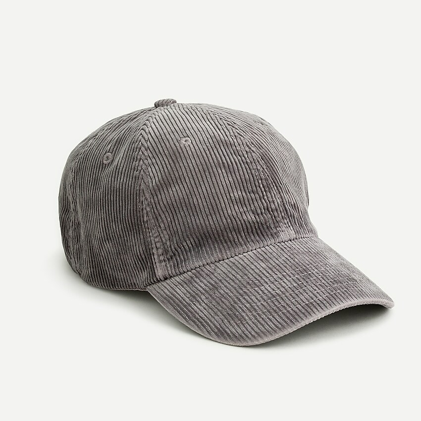 Garment-dyed corduroy baseball cap | J. Crew US
