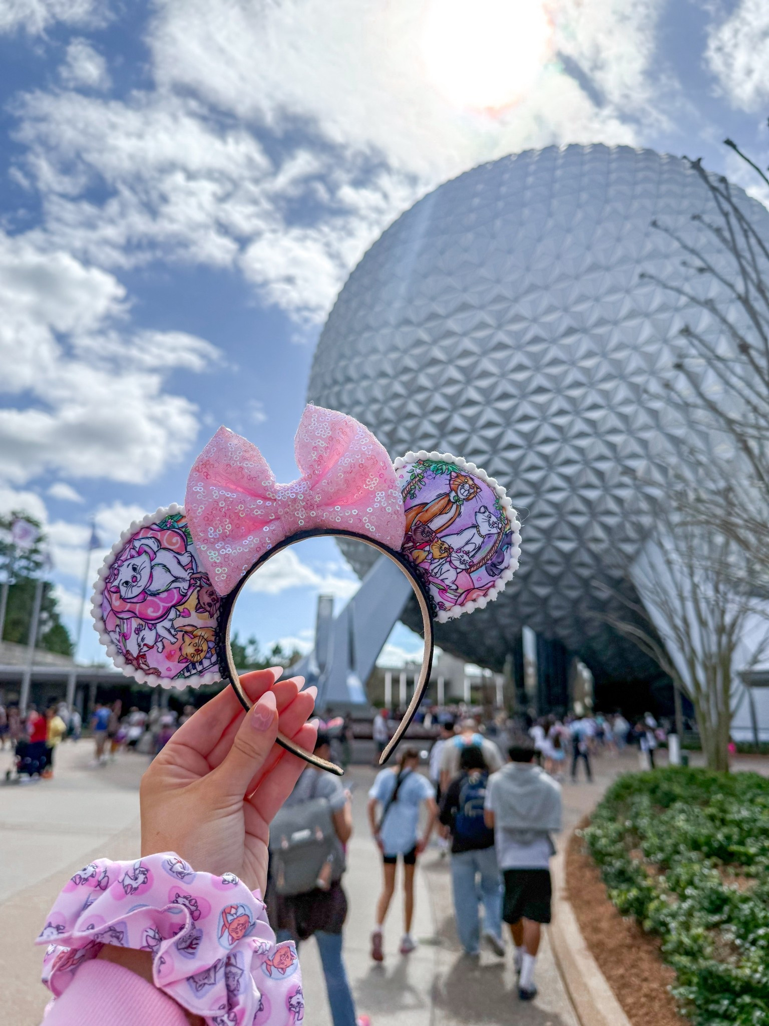Aristocats Disney ears!!🐭🐈🩷 I got so many compliments on these in the park!

#LTKTravel