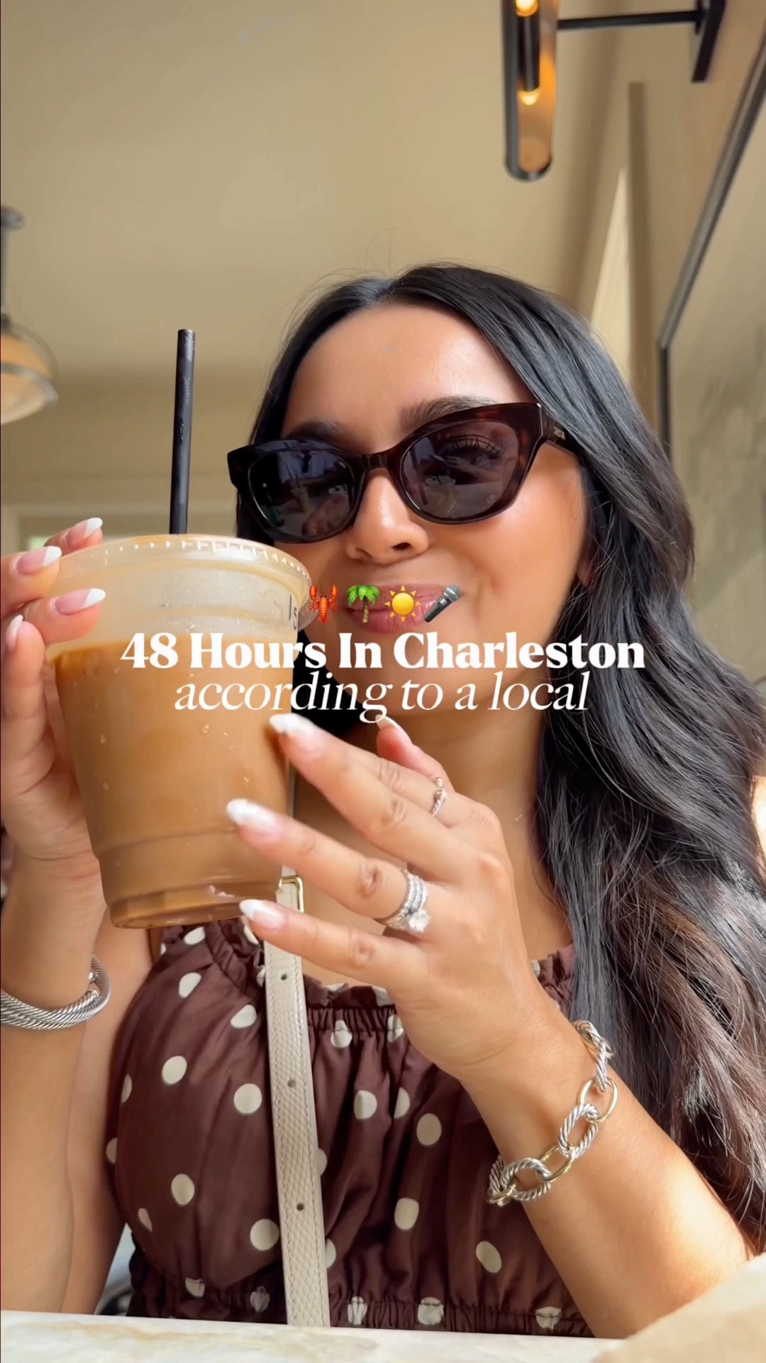 Spent 48 hours showing my friends around Charleston and hitting some of our favorite spots, from amazing food, coffee, shopping, and everything in between. There really is something so special about this city!
@babascharleston
 @brookeandlou
 @jackrabbitfilly
 @cafeeugenia
@rosebank_farms
 @posthousemtp

If you're planning a trip, save this for later! Would you want a roundup of all my favorite Charleston restaurants, coffee shops, beaches, and mustsee spots?