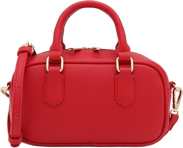Mini PU Leather Satchel Purse Top Handle Crossbody Bag | Amazon (US)