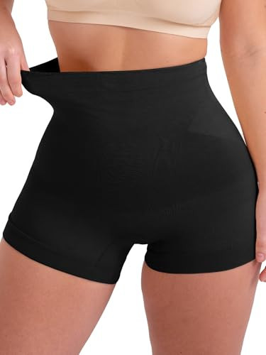 SHAPERMINT Tummy Control Shapewear - Body Shaper Tummy Control Boyshort, Body Shaper for Women, Plus Size Shapewear Black | Amazon (US)