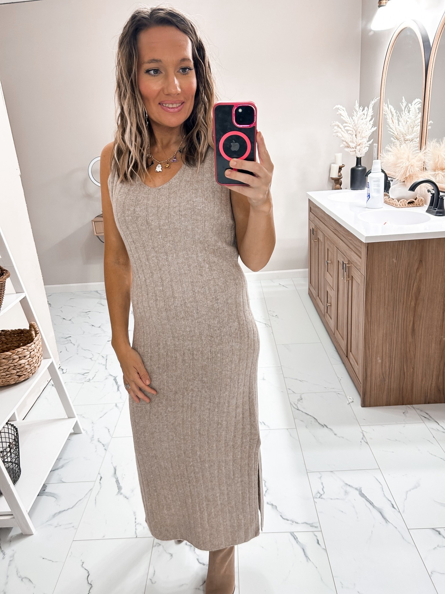 This maxi sweater dress is another good option for thanksgiving. It’s on sale 30% off. 

#LTKootd #LTKHoliday #LTKSaleAlert