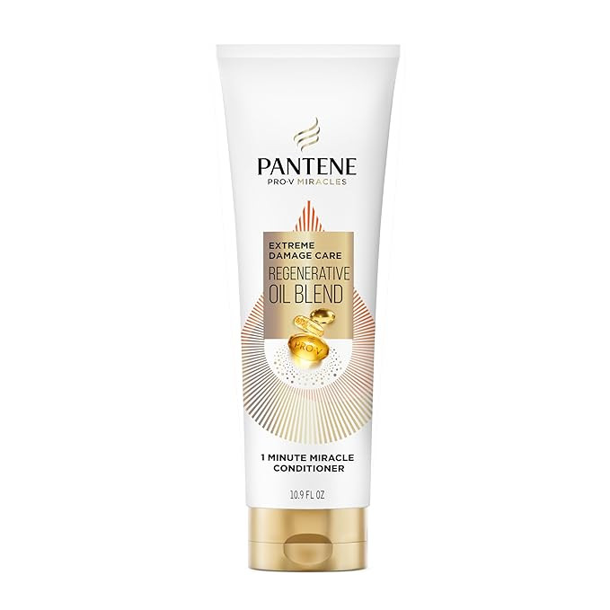 Pantene Pro-V Miracles Conditioner, Extreme Damage Care Regenerative Oil Blend 1 Minute Miracle, ... | Amazon (US)