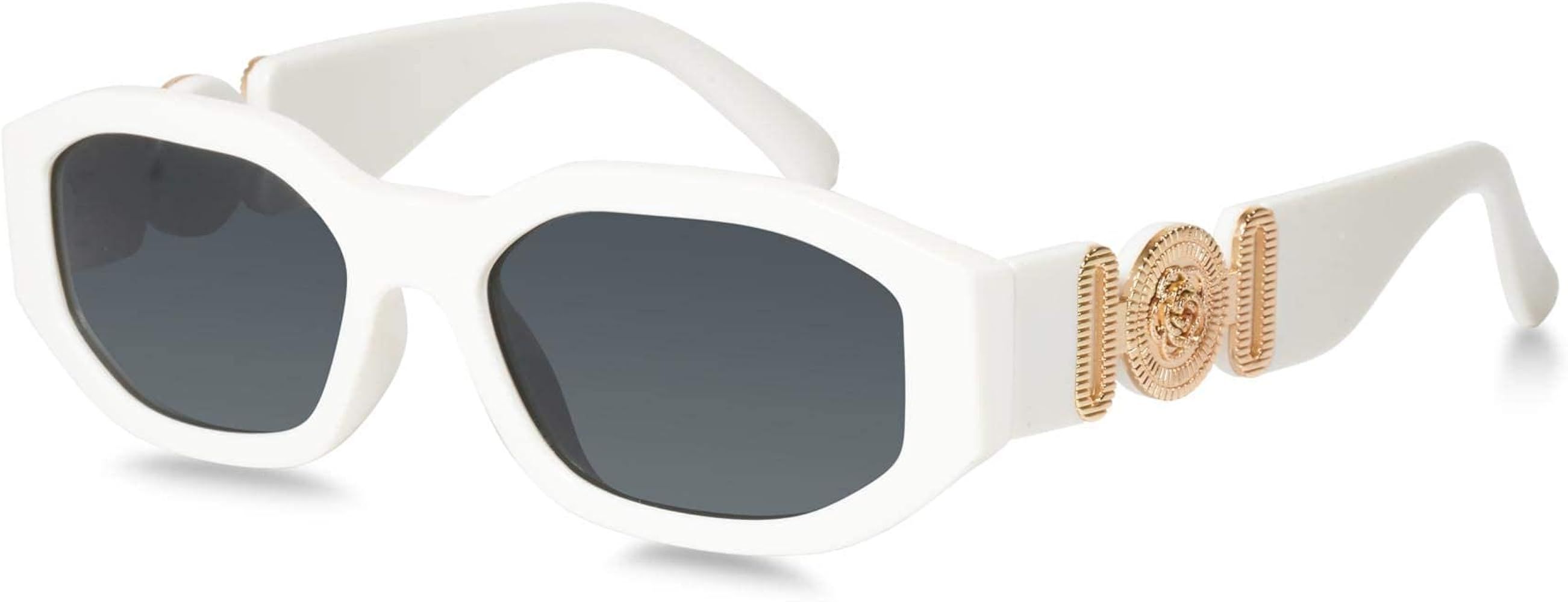 mosanana Trendy Rectangle Sunglasses for Women Men Model-TRACER | Amazon (US)