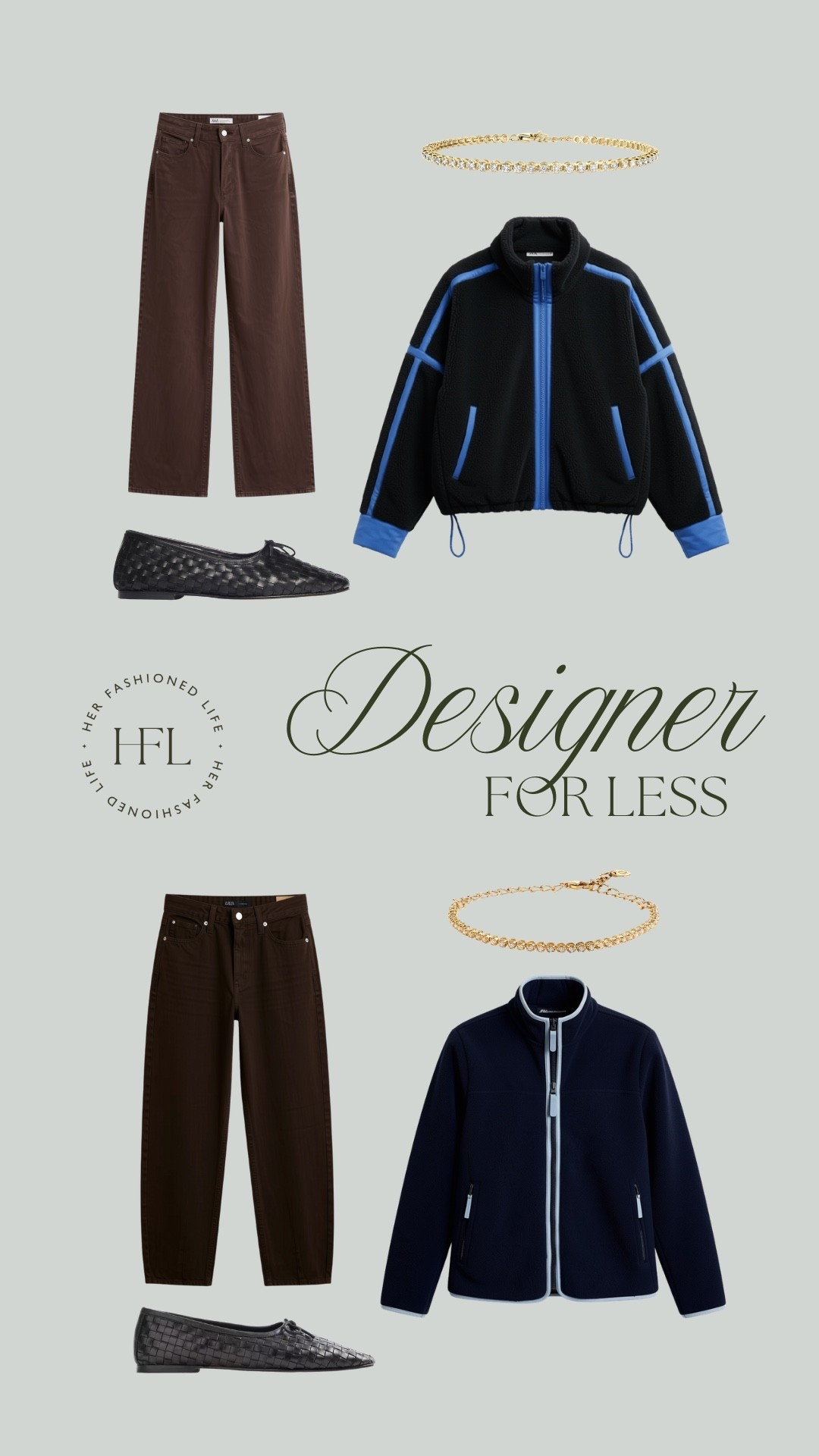 Designer for less -Paige jeans -leather woven ballet flats -diamond tennis bracelet -Sherpa jacket

#LTKSeasonal #LTKOver40 #LTKootd