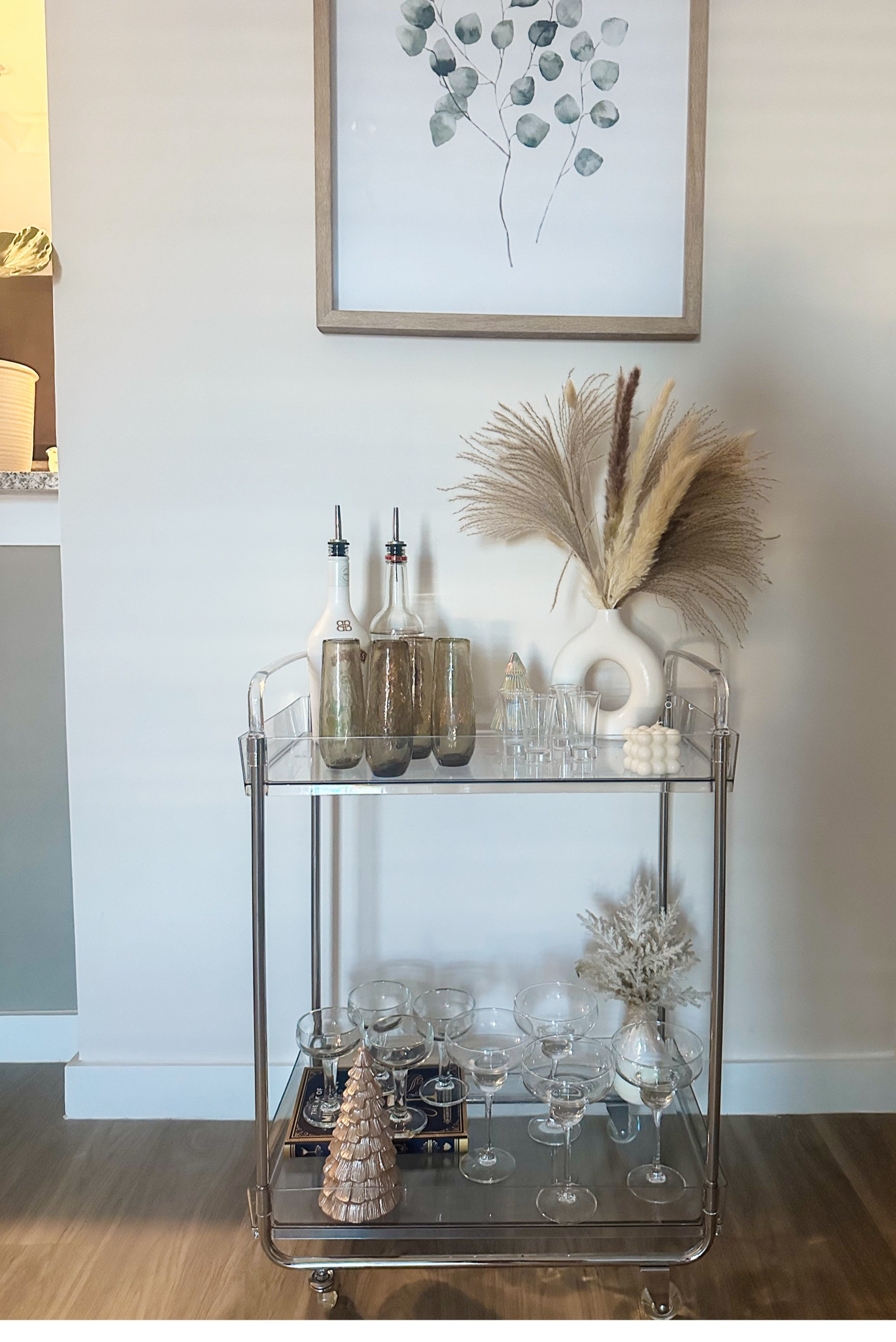 neutral bar cart 

#LTKhome