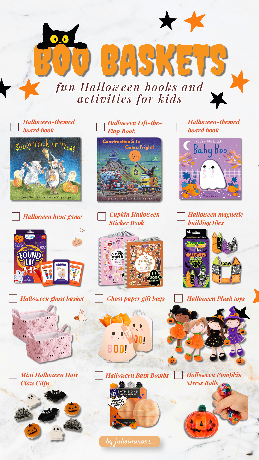 Halloween is coming, which means Mom is busy putting together all the fun little surprises! Here’s what’s going into our boo bags before we sneak them onto our neighbors’ doorsteps. Such a fun Halloween tradition with the kids and an easy way to spread a little spooky-season cheer. Do you boo your neighbors too?

boo bag ideas, boo bags for neighbors, Halloween boo bags, boo basket ideas, Halloween basket ideas, you’ve been booed, boo your neighbors, Halloween treats, Halloween gift ideas, Halloween surprises, Halloween traditions, family Halloween traditions, Halloween fun with kids, spooky season, Halloween activities for kids, fall family activities, mom life, Halloween ideas for kids, neighborhood Halloween ideas, Halloween gift basket, Halloween goodie bags

#boobasket #halloween #giftguides #halloweeniscoming #kidsbook amazonfinds #boobaskets #halloweenbooks #stickers #kids #toddlers 

 #LTKmomlife #LTKSeasonal #LTKKids