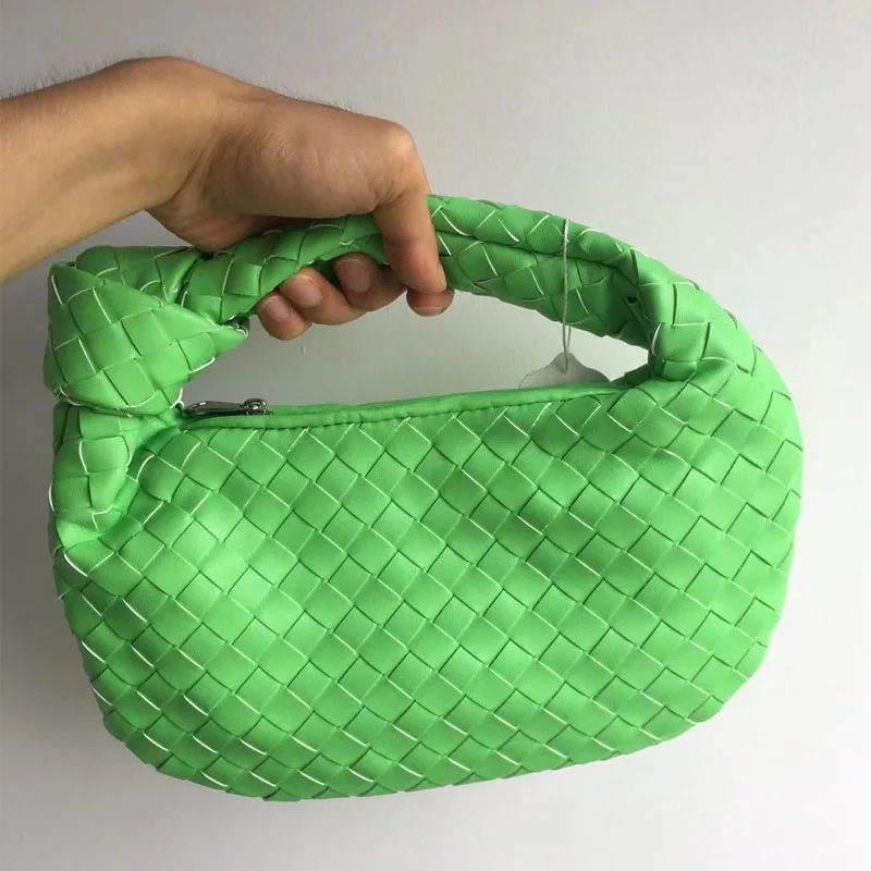 9912.12HUF 50% de desconto|Nova moda artesanal tecido saco verde verão bolsa de ombro senhora cr... | Ali Express BR