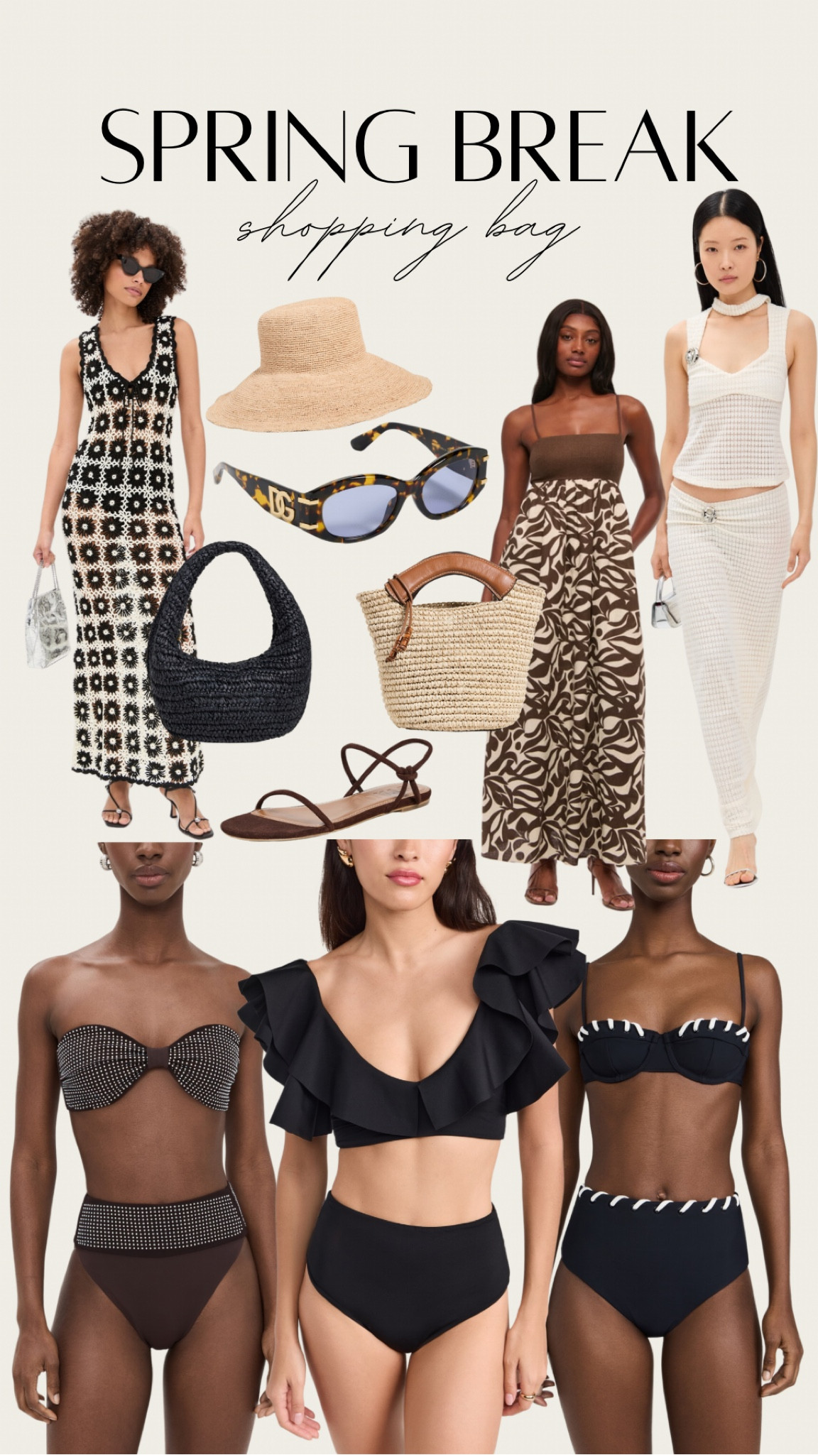 All the items in my spring break shopping bag

#LTKTravel #LTKSeasonal #LTKSwim