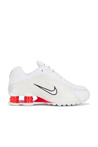 Nike Shox R4 Sneaker in White | FWRD 