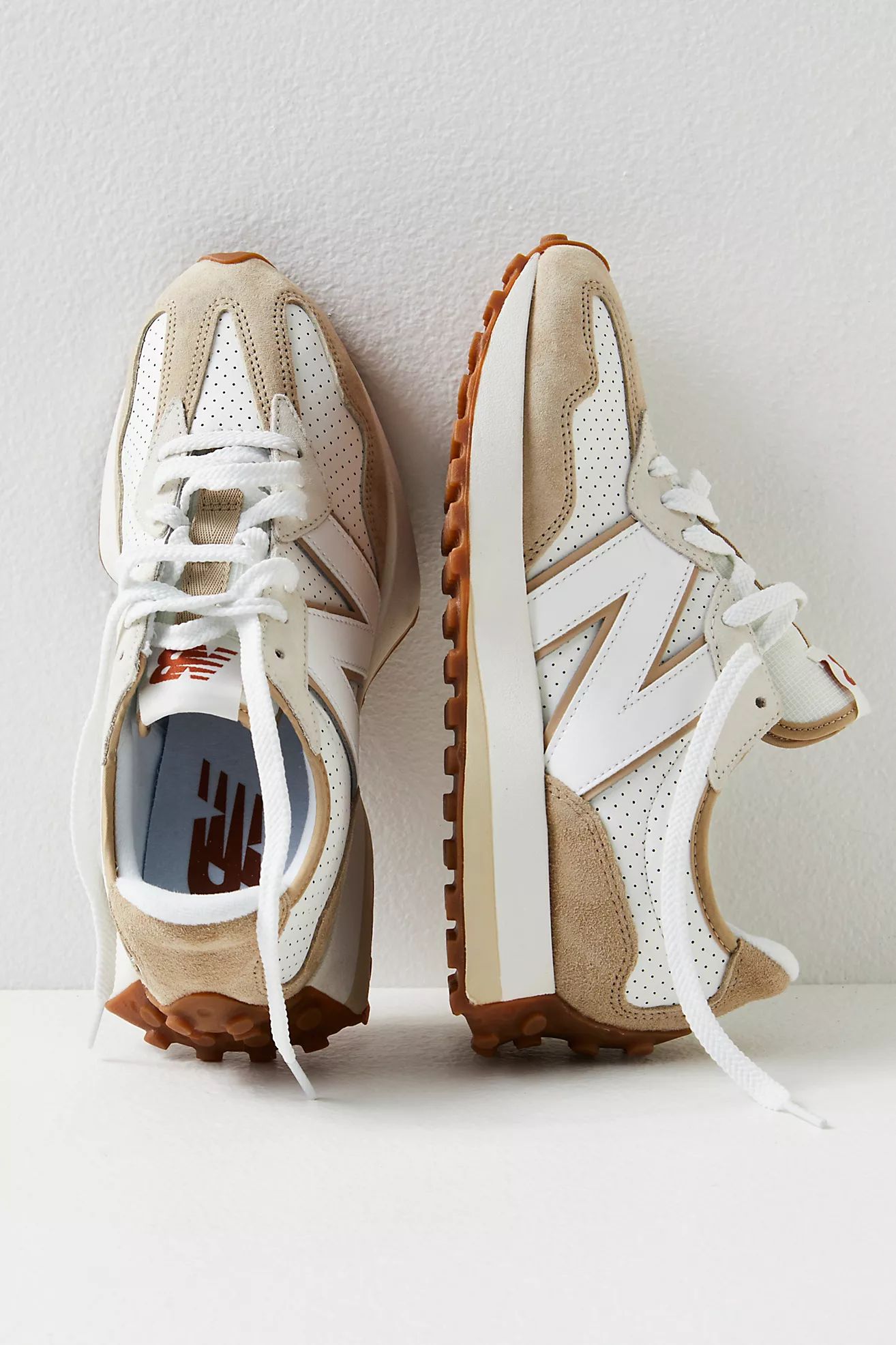 New Balance 327 Leather Sneakers | Free People (Global - UK&FR Excluded)