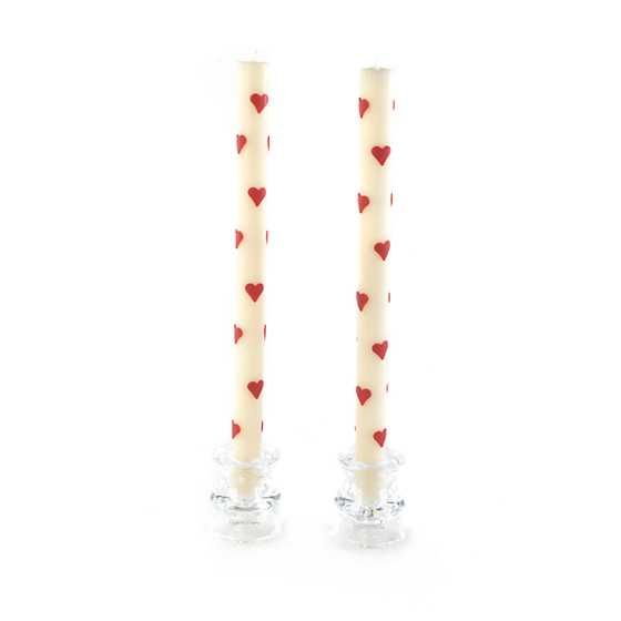 MacKenzie-Childs | Heart Dinner Candles - Set of 2 | MacKenzie-Childs