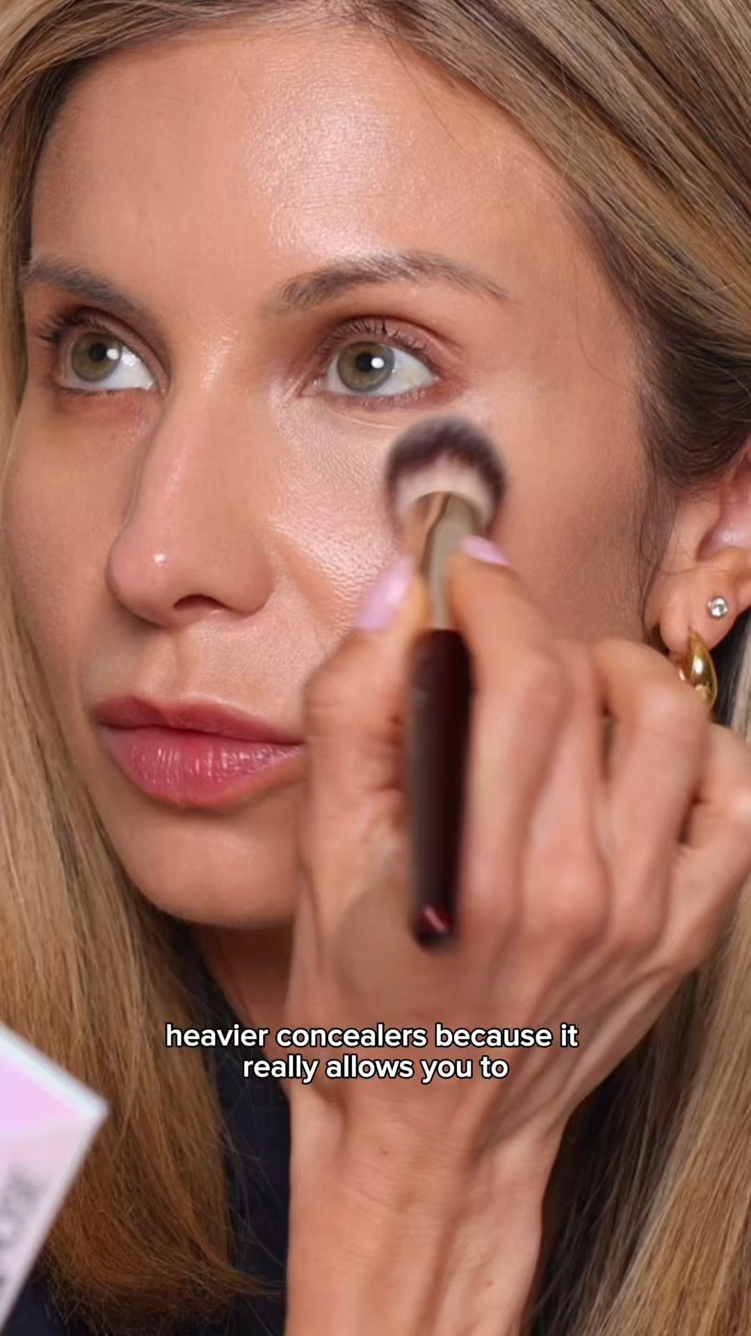 When I’m using a full coverage concealer (like this Hourglass one), I always grab the BK Beauty 110 Concealer Brush. It’s like a beauty sponge and brush had a baby. The perfect hybrid for blending heavier concealers without overapplying.

#LTKBeauty #LTKOver40