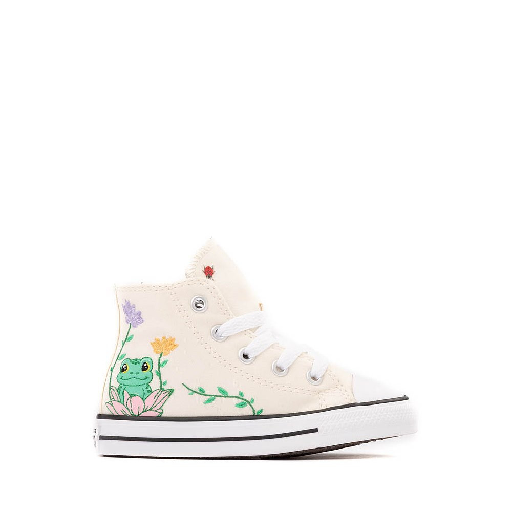 Converse Chuck Taylor All Star Frog Garden High-Top Sneaker - Baby / Toddler - Egret | Journeys