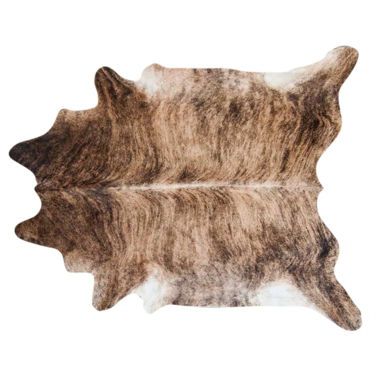 Gwin Handmade Cowhide Black/Brown Rug | Wayfair North America