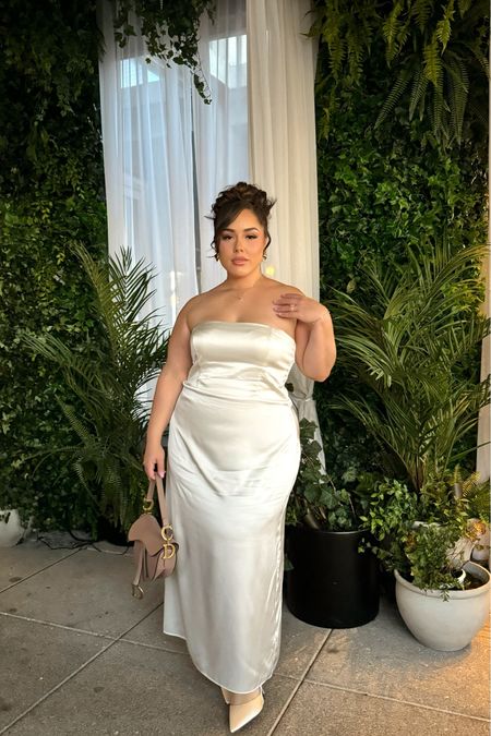 Bridal OOTN for Watters New York Bridal Fashion Week Collection Preview last night 🤍 got this Abercrombie dress in their wedding shop last year so it’s unfortunately no longer available  Wearing size XL

#LTKWedding #LTKPlusSize #LTKMidsize
